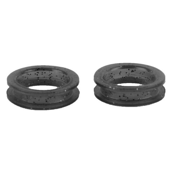 Bilde av Finger Ring 22 mm Black Glitter Scissor rings 2 ...