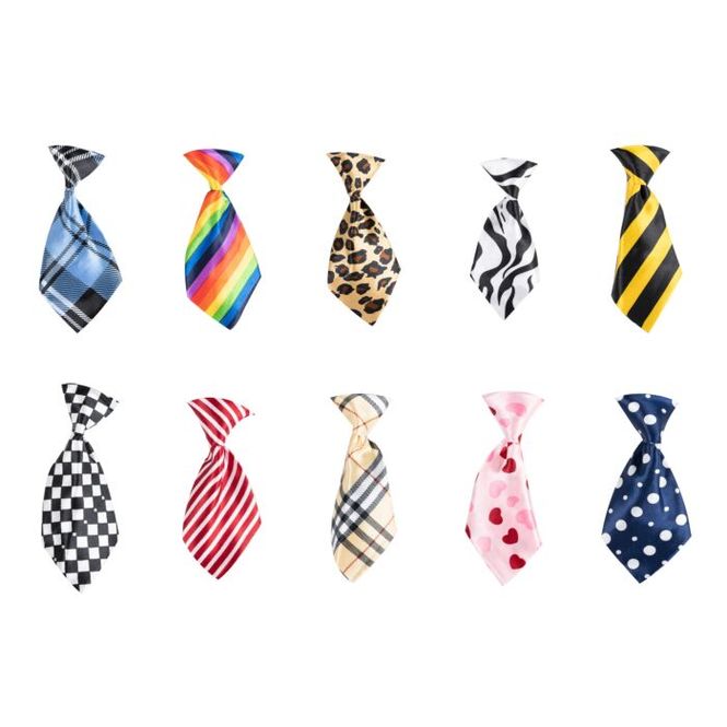 Hovedbilde Canine Costume Ties 10-pack Assorted, ShowTech