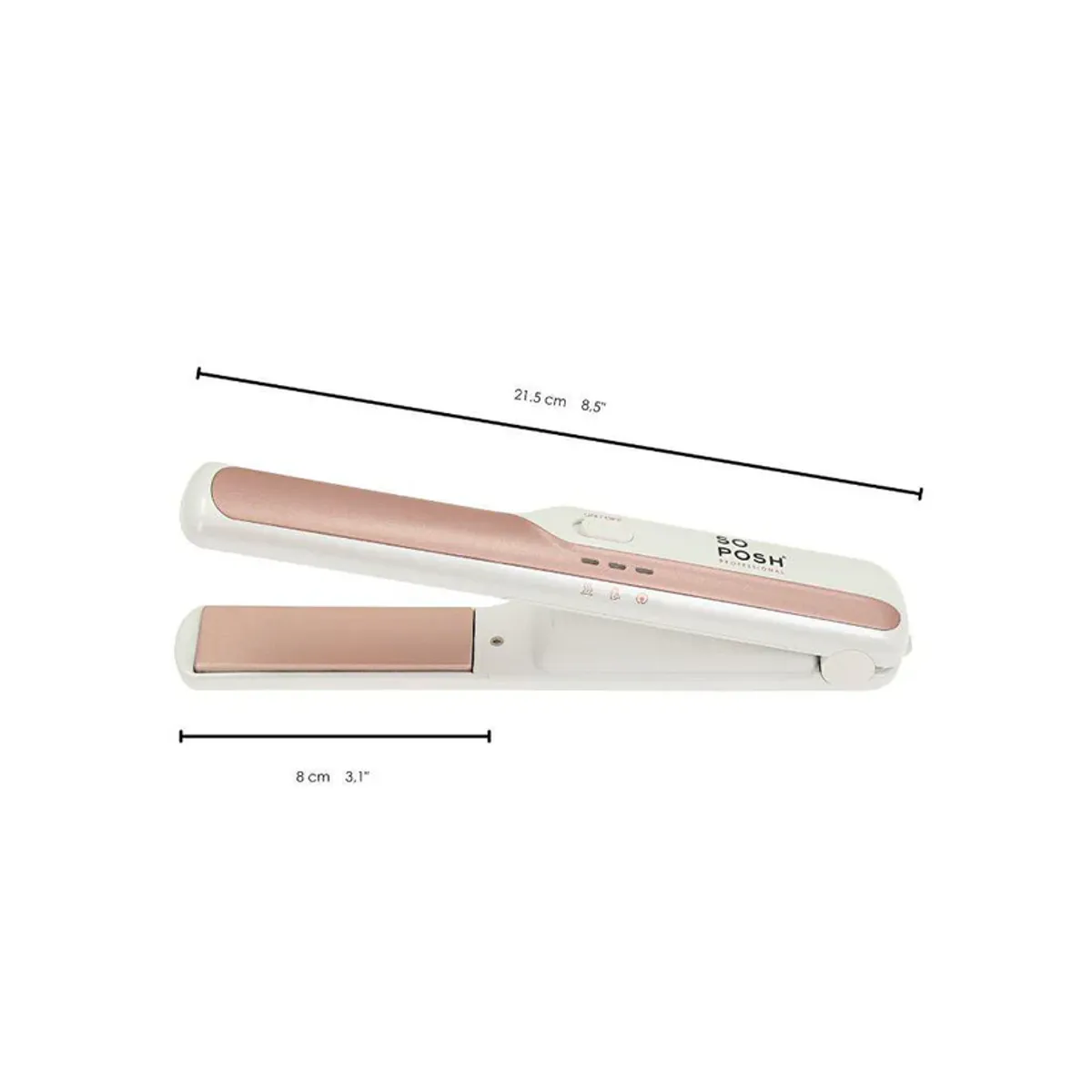 Cordless ceramic straightener, SoPosh