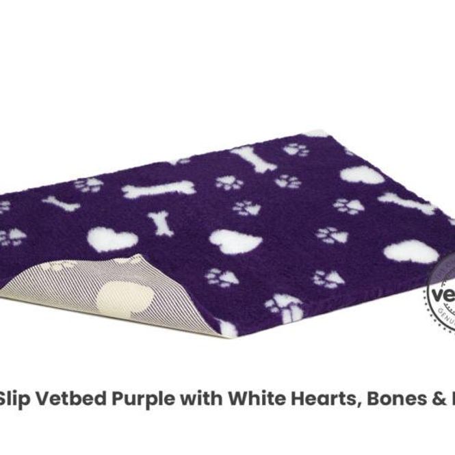 Hovedbilde Vetbed NonSlip, (51X75cm), Purple With White ...