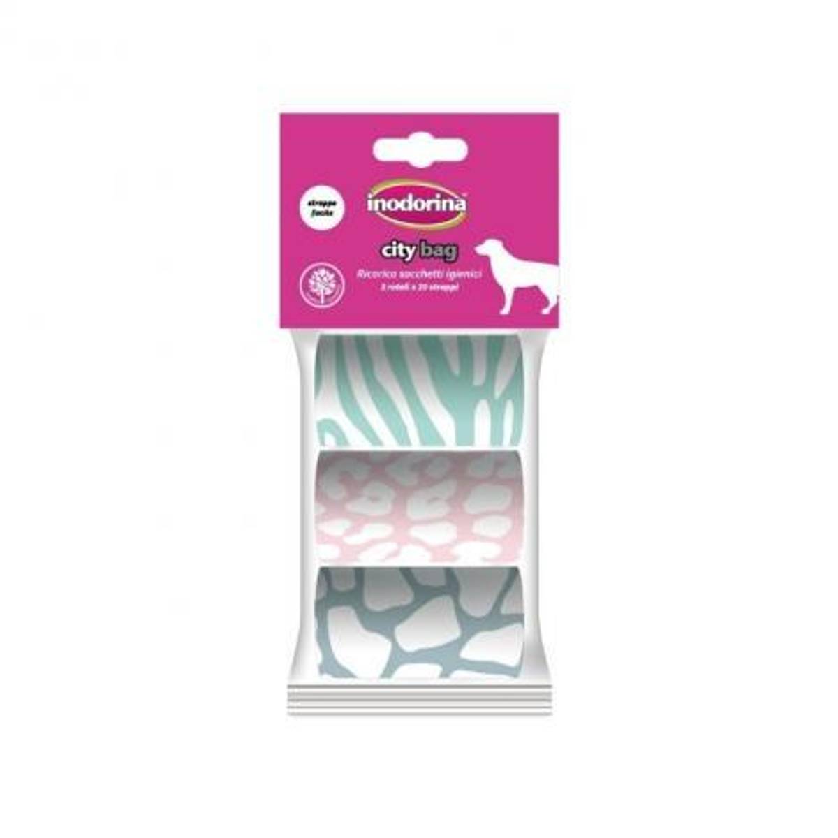 City Bag, 3 rolls, Inodorina