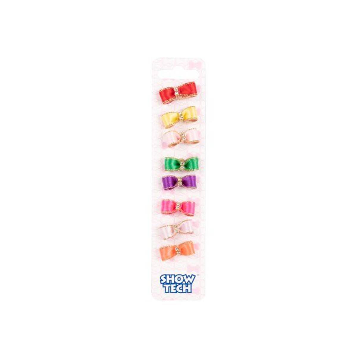 Molly Sparkle Bow with Elastic Bows with Rhinesto, ShowTech