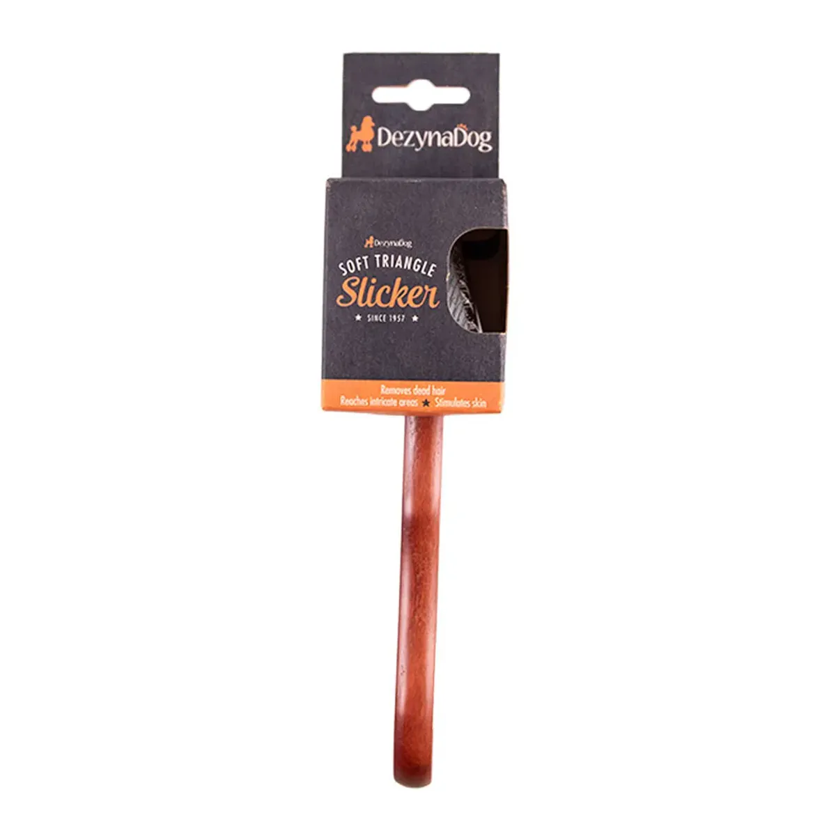 Soft Triangle Slicker Brush, Dezynadog